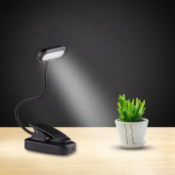 

LED Clip Desk Lamp Modern Foldable Eye Protection Night Light AAA Battery Powered Reading Book Lights Table Lamp For Children