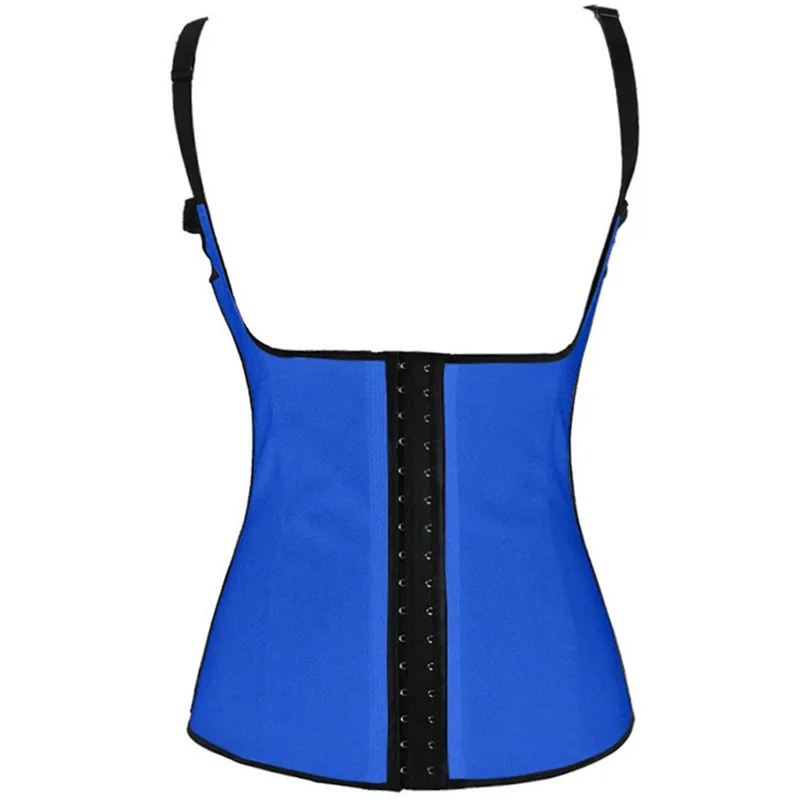 Hot!4colors underbust 2 Hook Latex Waist Trainer Vest Plus Size