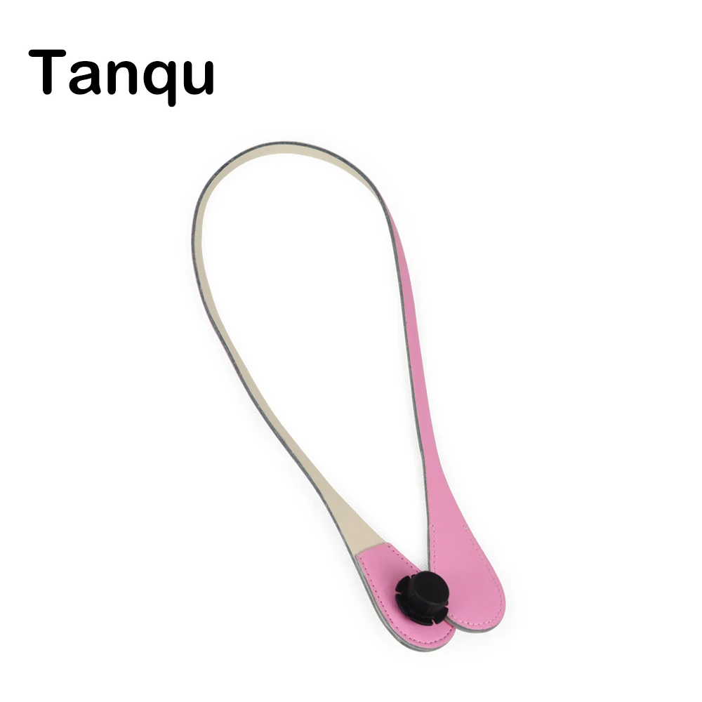 

TANQU New Long Extra Slim Interchangeable Teardrop Handles Faux Leather Handles for OBag O Basket for EVA O Bag