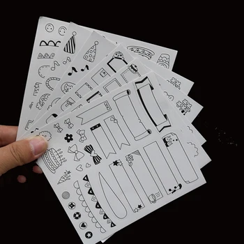 

Season 3 Cute Photo Stickers Diary Labels Stickers Business Office Tags Child Student Learning Stationery Stickers