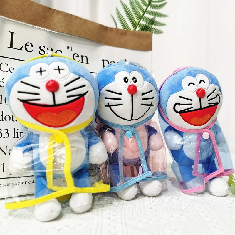 Новый аниме 28 см подставка от меня Doraemon плюшевые игрушки, забавные плащи кот мягкая набивная кукла животные Подушка Детские игрушки для