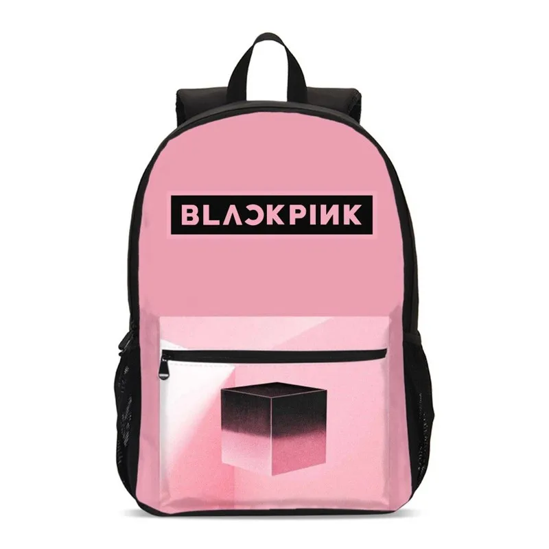 

Backpacks For Men Women Fashion Blackpink Letter 3D Printing Bookbag School Bag Laptop Backpacks Travel Backbag Casual Daypacks