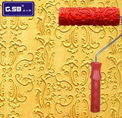 

Free shipping Free shipping Rubber roller DIY 7" DIY Net Pattern Paint Roller for Wall Decoration Paint tools NO.001