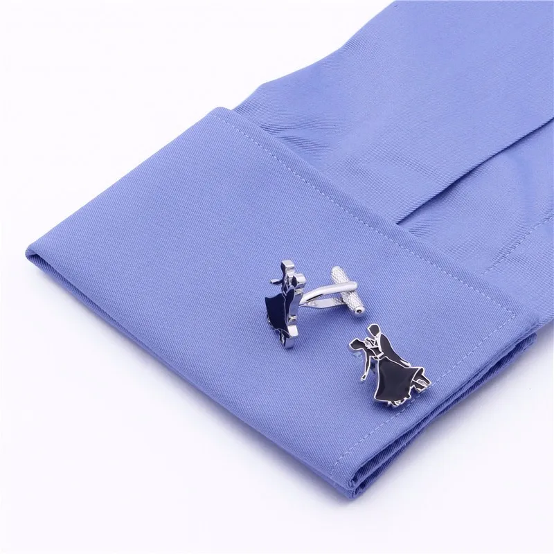 Najtaniej HAWSON prezent na Walentynki spinki do mankietów spinki do taniec para romantyczny ślub spinki do mankietów na imprezę z pamiątkami