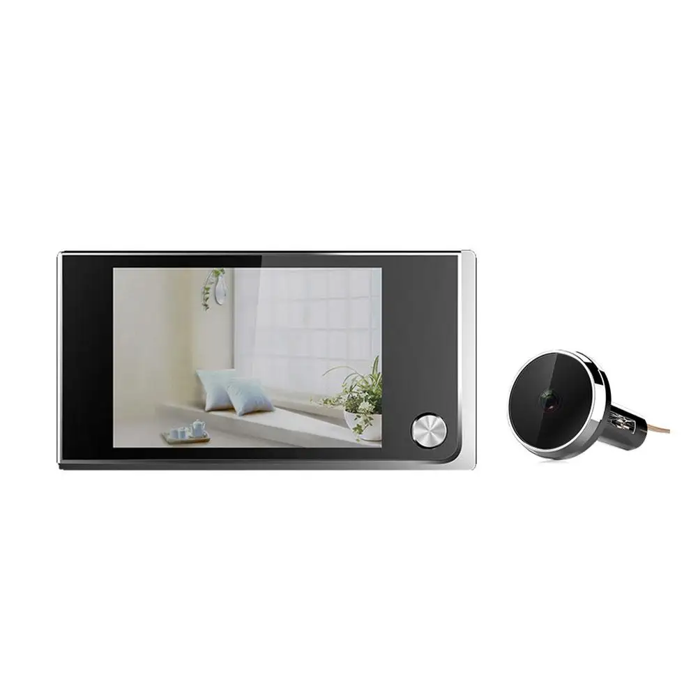 

HD Smart Video Doorbell Security Camera Video Door Electronic Cat Eyelet for Home
