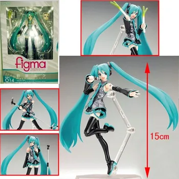 

1pc 15cm Hatsune Miku PVC Action Figure Toy Cartoon Cute Hatsune Miku Collection Display Doll Brinquedos Girl Birthday Gift