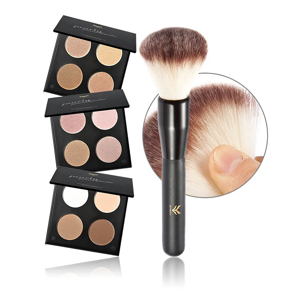 High Quality 4 Colors Highlighting Matte Bronzers Powder Contour