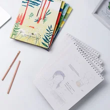 Катушка мультипликационный рисунок бумажные книжки-раскраски Канцелярские Цветные карандаши Sketchbook