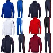 Спортивные штаны для взрослых и молодых мальчиков, спортивный костюм для бега, спортивные куртки для футбола, высокое качество, 6806