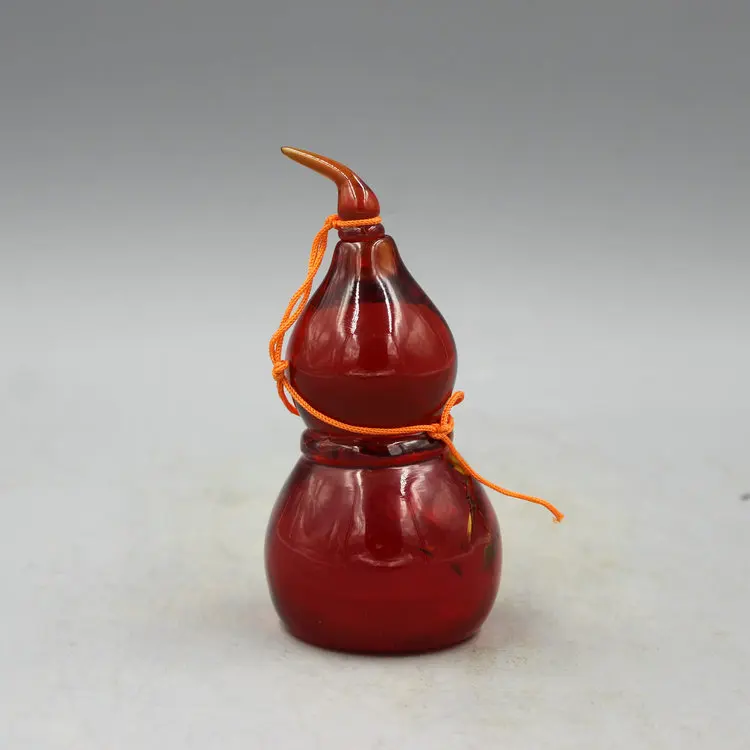 

Antique crafts antique amber ornaments "miscellaneous Home Furnishing high imitation Succinum small gourd