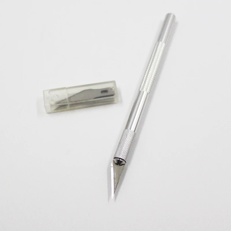 Factory direct Non-slip paper model making tool metal carving pen knife cutting hook paper cutting high precision knife in Box