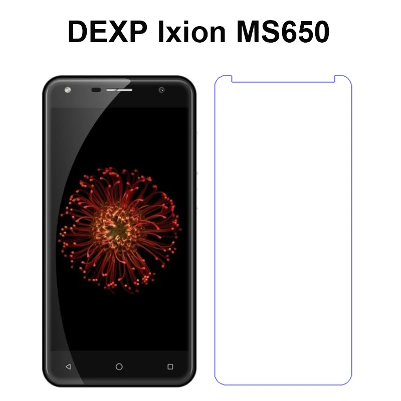 Защитная пленка для экрана DEXP Ixion MS650 Iron Pro из закаленного стекла ЖК дисплея на