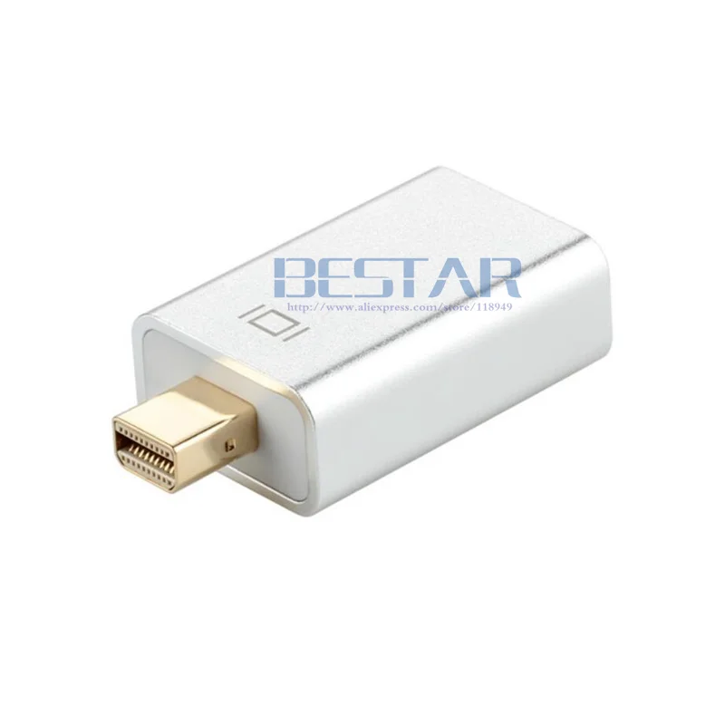 Переходник с Mini display port на HDMI в алюминиевом корпусе 2018 P переходник Display папа Мама