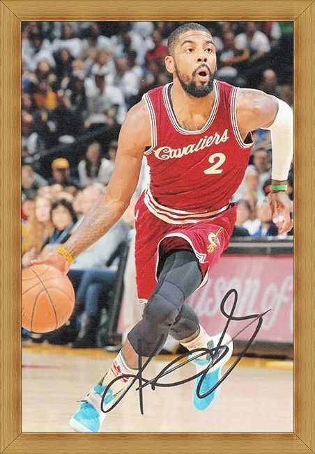 kyrie irving autographed basketball
