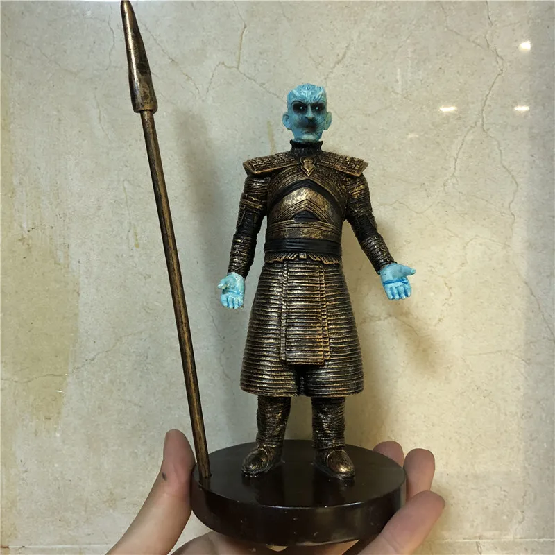 

GAME OF THRONES Night's King Standing Ver. Resin Process Model Figure Song Of Ice And Fire The Iron Throne Gift 20cm