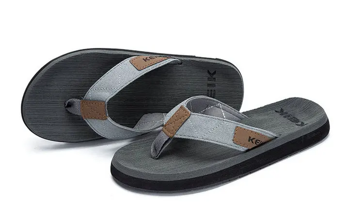 High Quality Popular Outdoor Beach Flat Sandals Man Slippers Mens Rubber Sole Orthotic Flip Flops (3)