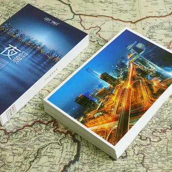 

30 Sheets/Set Global Urban Night Scene Series Postcard/Greeting Card/Wish Card/Christmas and New Year Gifts Cards