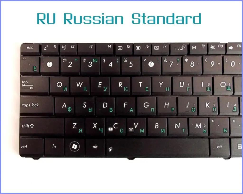  Russian RU Version Keyboard for ASUS K40 K40AB K40AN K40E K40IJ K40IN K40IL K40IP A41 A41ID A41IE A