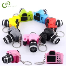 Светодиодная камера мигающие игрушки для детей цифровой брелок с камерой светящийся звук вспышка свет сумка с подвесками Аксессуары Детская игрушка GYH