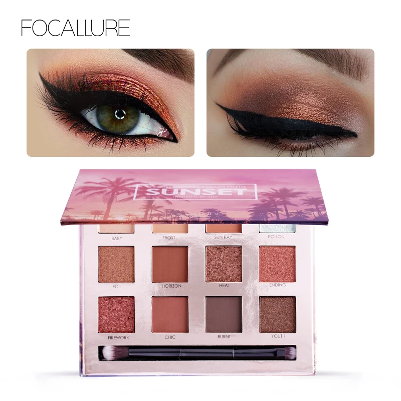 FOCALLURE Eyeshadow Palette 12 Colors Makeup Eye Shadow Matte Shimmer Shining Nude Make up Glitter Pigment FOCALLURE Eyeshadow Palette 12 Colors Makeup Eye Shadow Matte Shimmer Shining Nude Make up Glitter Pigment