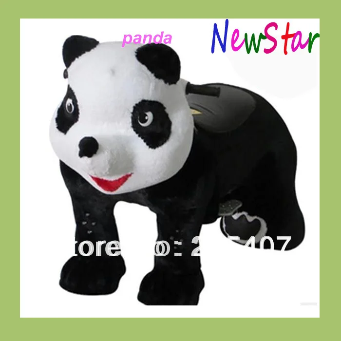 Remote Control Luxury Animal Ride On Toy Panda Toy Stuffed Animals From