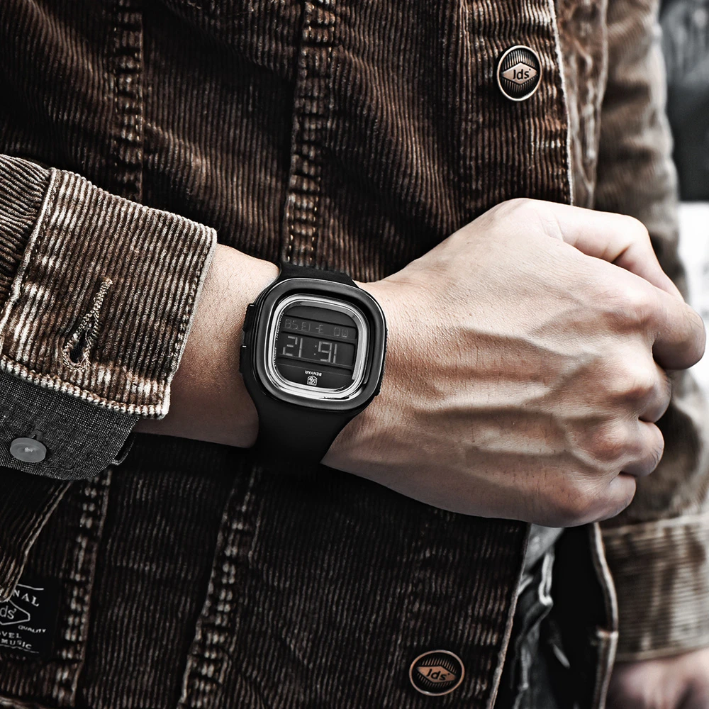 BENYAR мужские часы 8001 Топ люксовый бренд спортивные часы электронные цифровые мужские наручные часы мужские 30 м водонепроницаемые мужские часы Новые