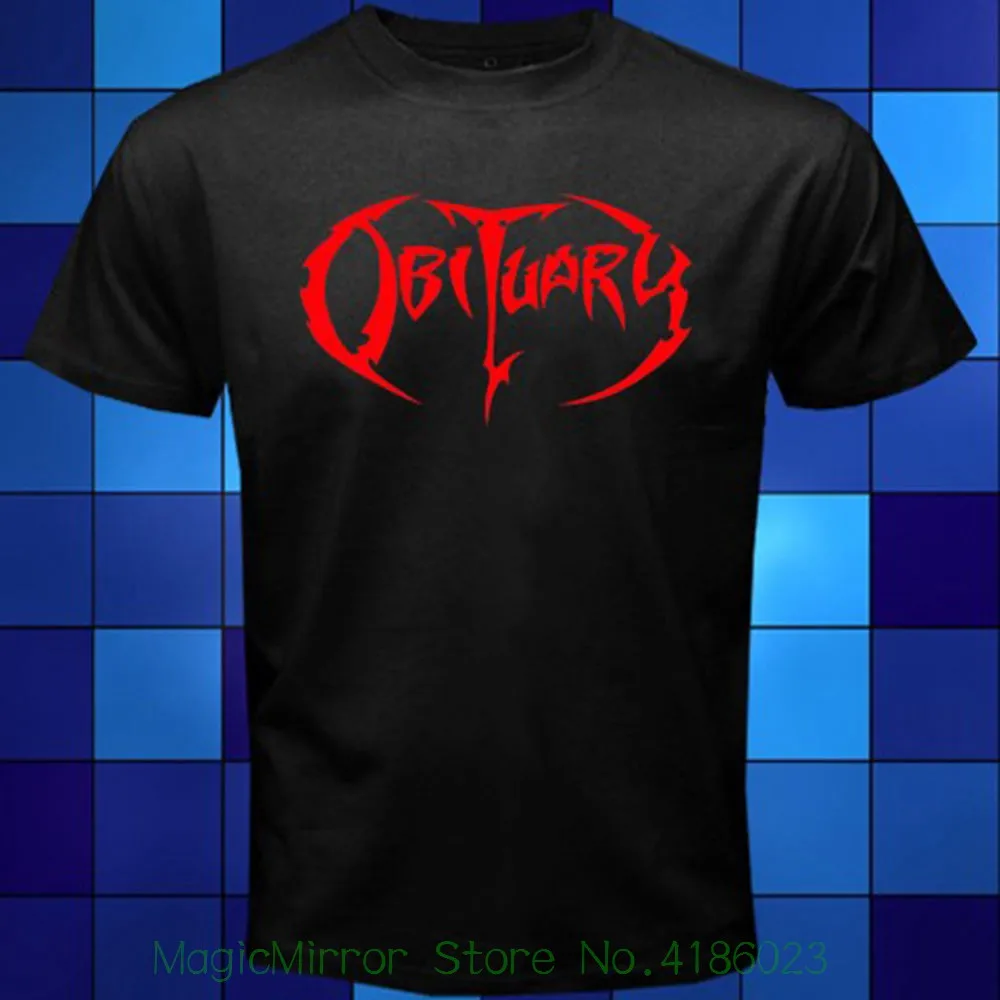 Новинка футболка Obituary с логотипом металлической группы Death черная размер S M L Xl 2xl