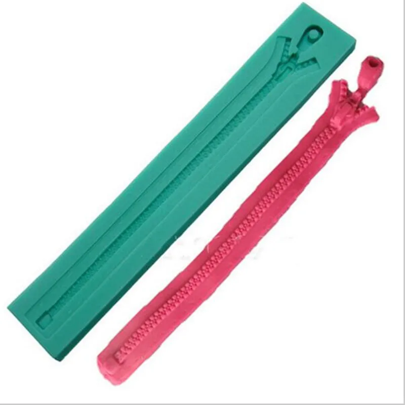 

3D Zip Zipper Food Grade Silicone Cake Fondant Decorating Topper Mould Chocolate Baking Mold