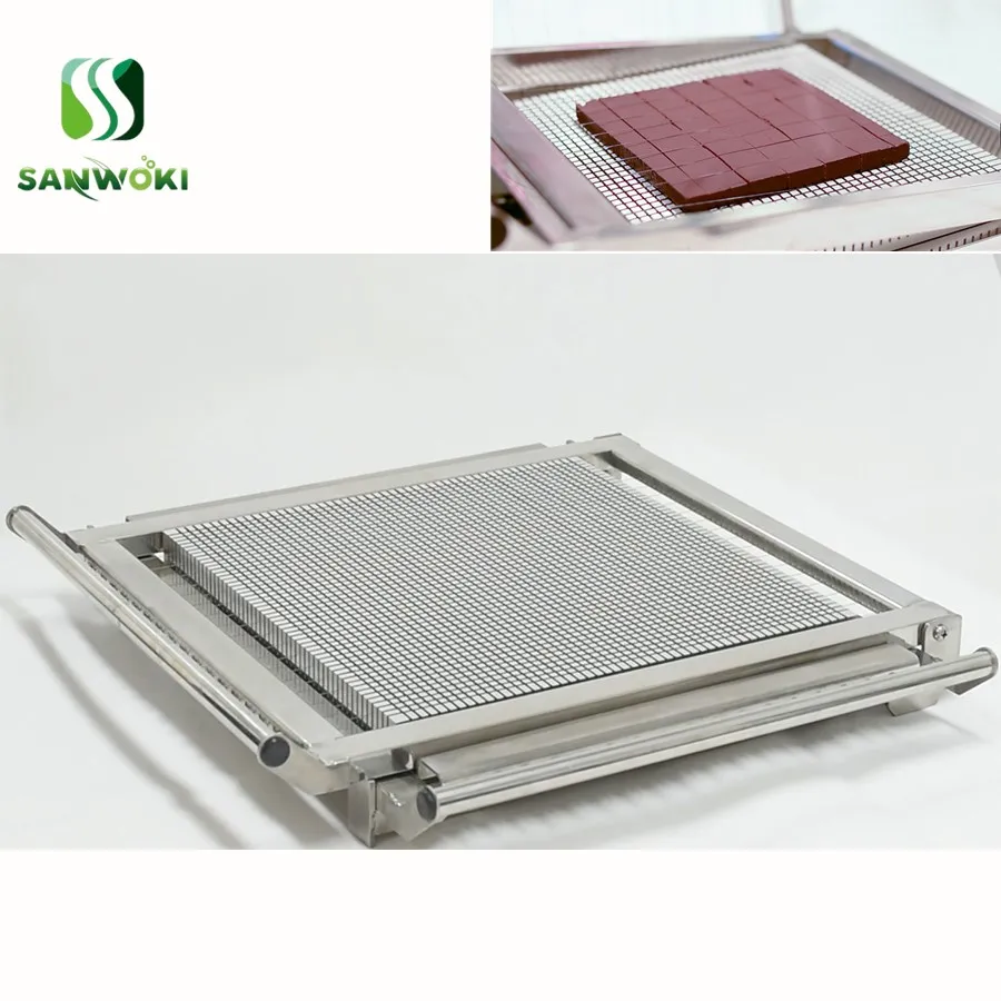 

Big cutting area 30*30cm 40*40CM Fudge candy chocolate cutting machine,cake cutting machine,manual raw chocolate cutter machine