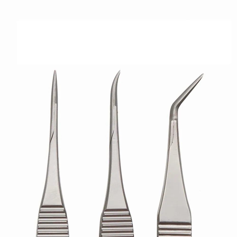 3pcs /set Stainless Steel Microscopic Instruments 8.5 cm Micro Scissors Inner Barrier Cut Quality  Scissors Hand Membranous Enve 3