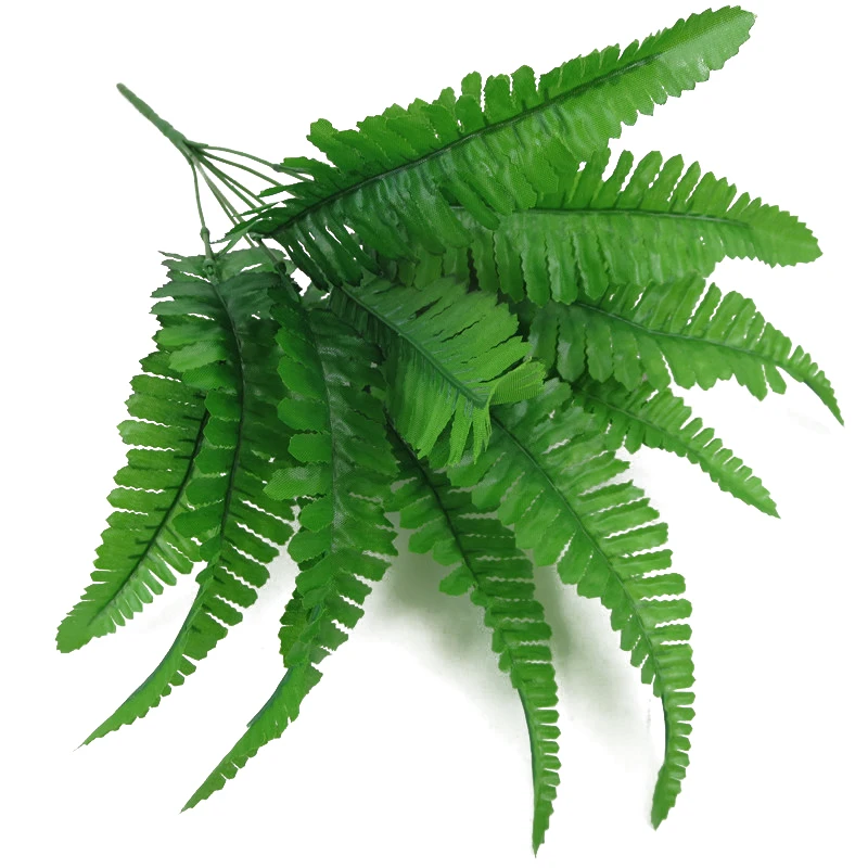 7 вилки имитация зеленого растения пластиковые Поддельные Листва искусственная персидская трава листья украшения дома сада орнамент