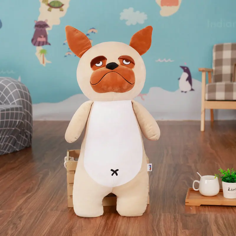 Kawaii Smile Мягкие плюшевые собака куклы Пуховые хлопковые собаки животные детские