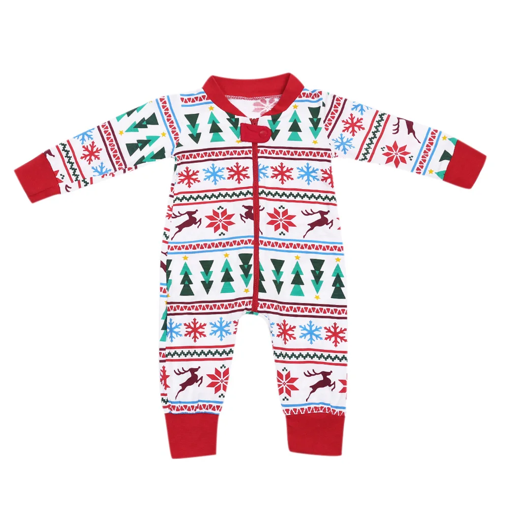 Christmas Baby Jumpsuit Romper Clothes Infant Toddler Girls Boys Warm