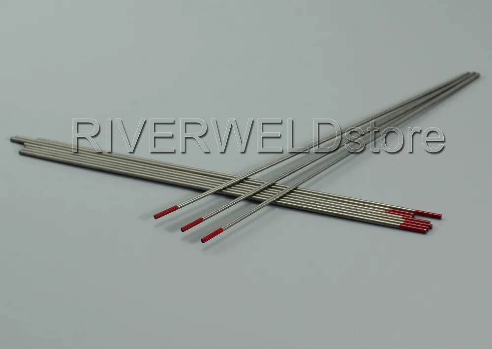 2% вольфрамовый электрод WT20 красный 1 6*150 мм 1/16x6 &quotx10PK подходит для сварки TIG|tig