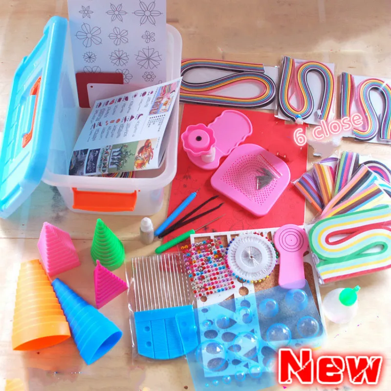 Quilling paper set tools/ Storage Box Gift/ ferramenta