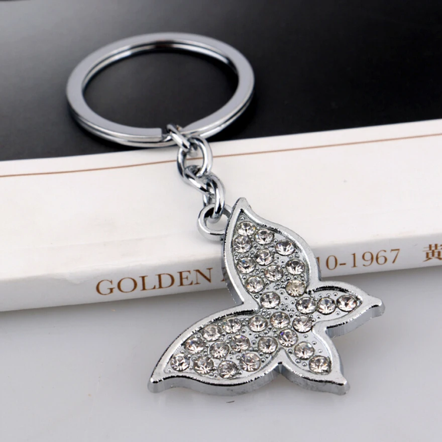 Chain 1 Pc Fashion Silver Metal key Ring Keychain NEW Charm 2017