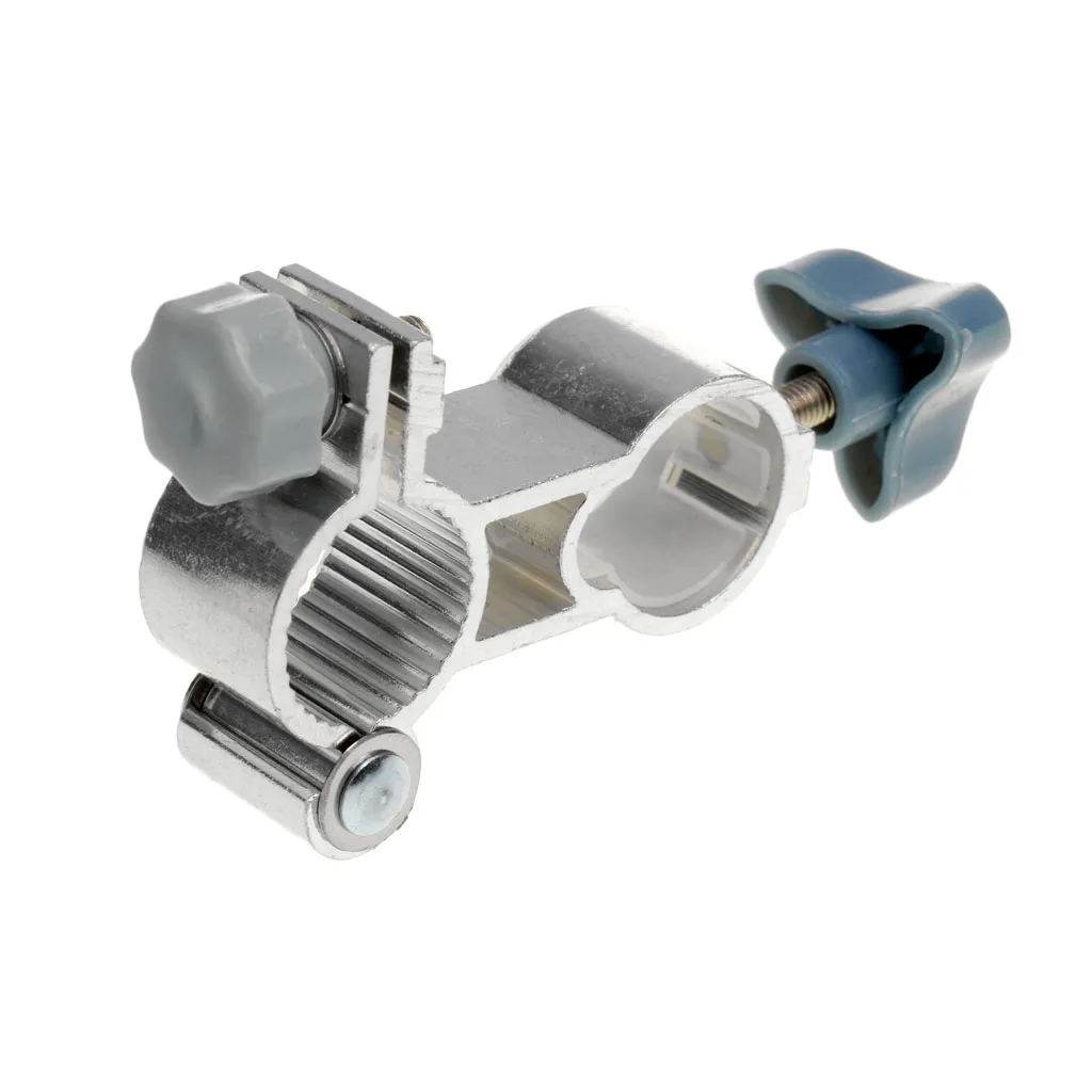 Aluminum Alloy Umbrella Stand Fishing / Leisure / Beach Chair Umbrella Holder Clip Fishing Accessories Tools Silver 