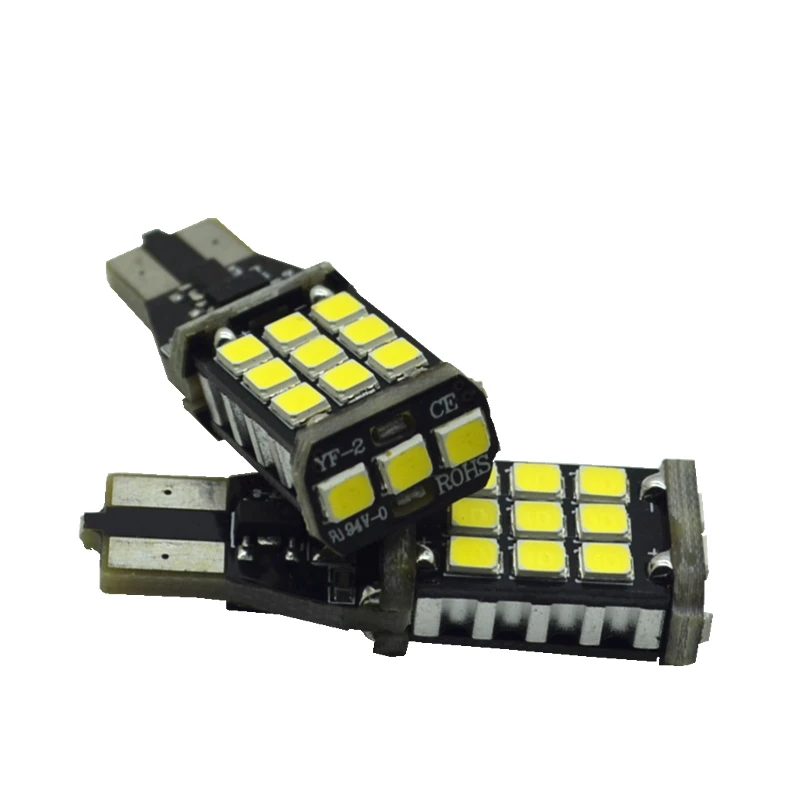

2pcs T15 W16W 21SMD Auto LED Canbus Tail Bulbs Backup Light Constant Nonpolarity Car Accessories 12V LED Light for Volkswagen