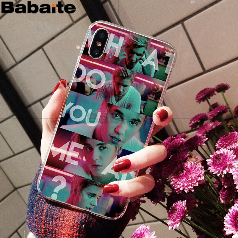Babaite Justin Bieber Original Phone case cover for iPhone 8 7 6 6S Plus X XS max 10 5 5S SE XR Coque Shell