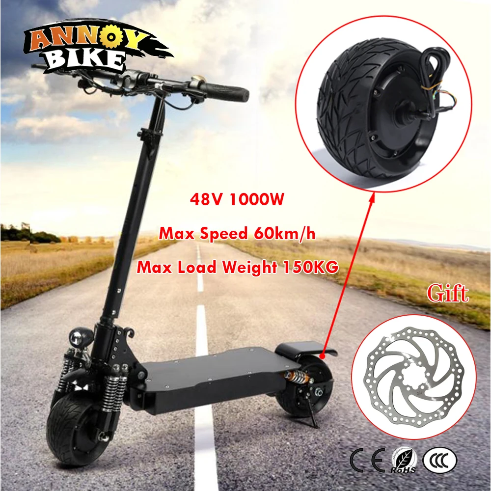 48V 1000W 8 Inch Electric Bicycle Scooter Motor Fat Tire 200*90 8