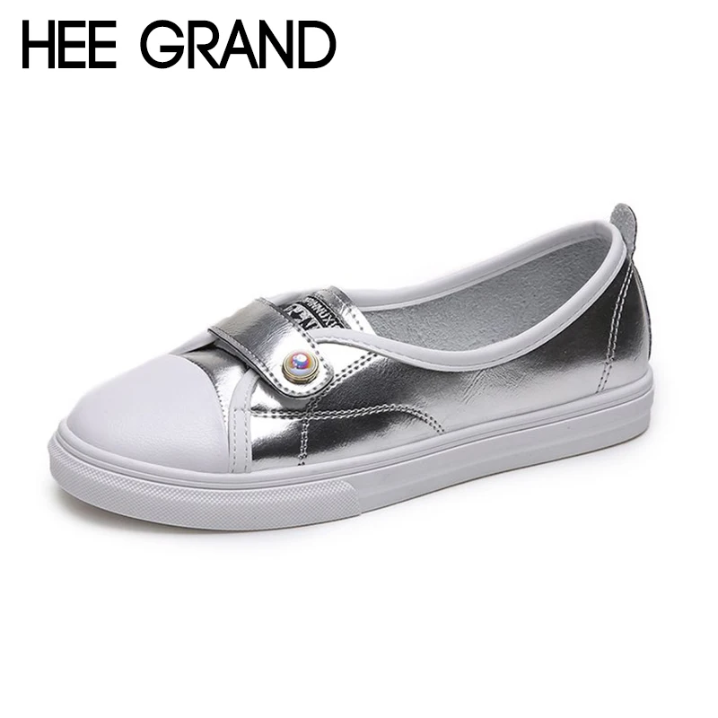 

HEE GRAND 2018 New Women Flats Women Causal Fashion Sneakers Buckle Strap Loafers Light Wearing Shoes XWD6821