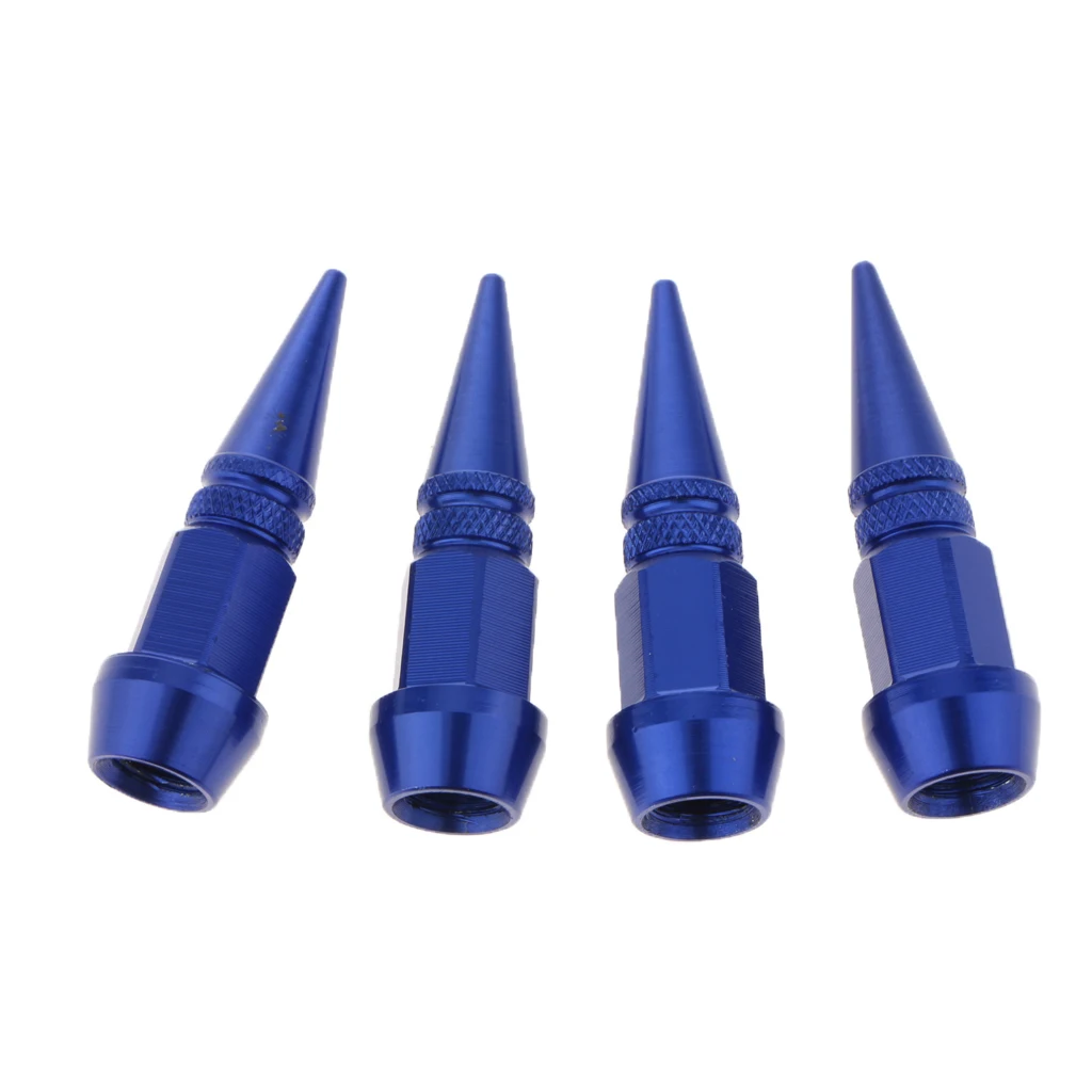 4 Pieces Aluminum Long Spike Wheel Tire Valve Stem Car Truck Air Caps Covers Alloy Material | Автомобили и мотоциклы