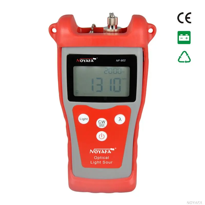 

Original Noyafa NF-902 Optical Light Source Optical Fiber Tester Optical Power Meter Tester Visual Fault Locator