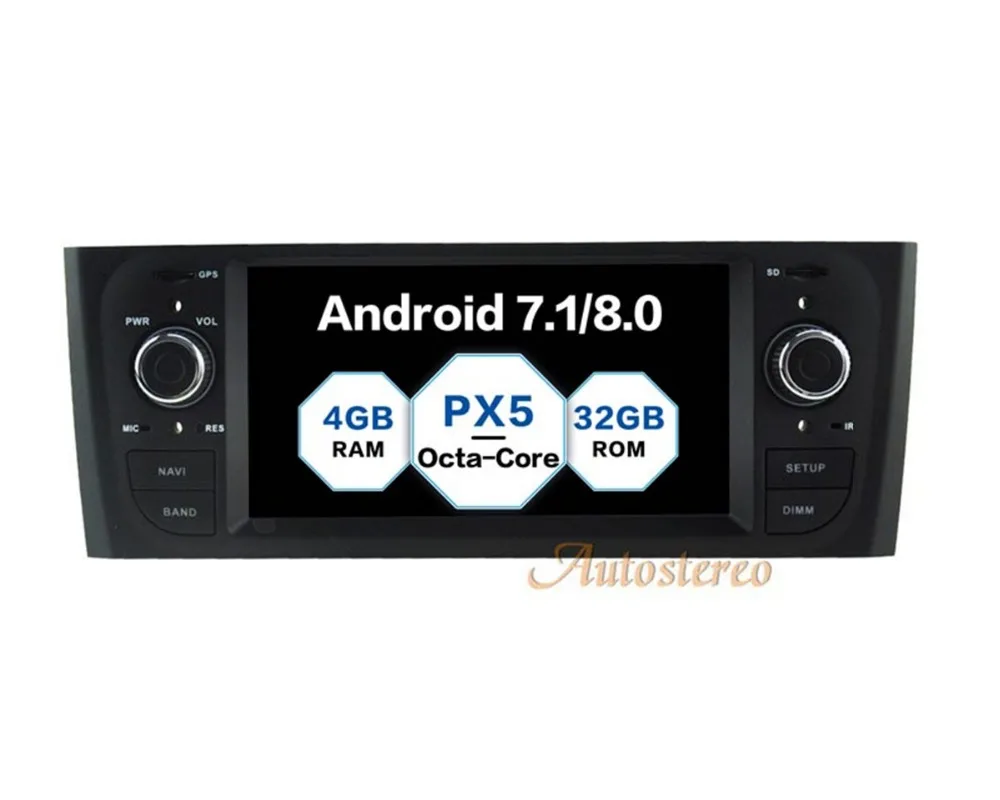 

The Newest Android8.0 7.1 Car GPS Navigation autostereo car no DVD Player For FIAT Punto 2005-2009 Linea 2007-2011 multimedia