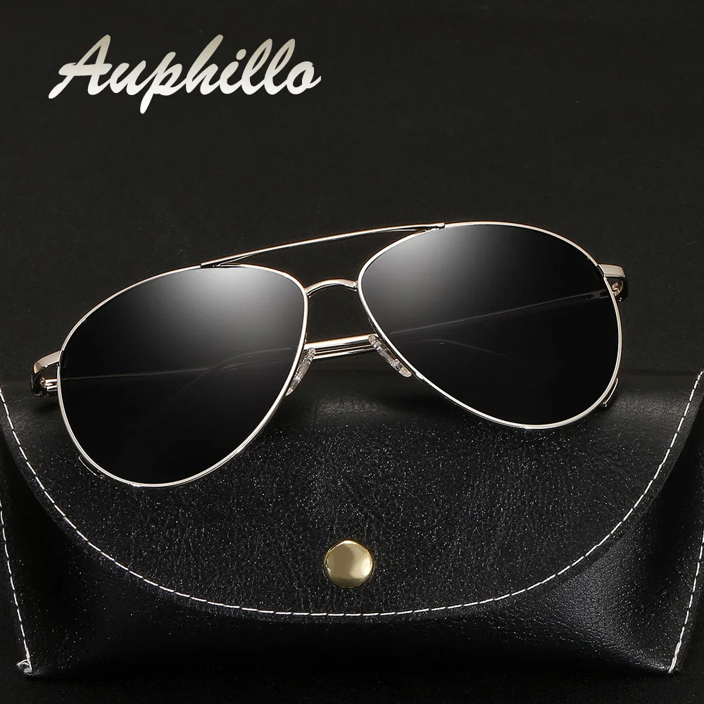 AUPHILLO Pilot Sunglasses Men Polarized Driver's Driving Glasses Classic Brand Designer Photochromic Sunglasses gafas sol hombre AUPHILLO Pilot Sunglasses Men Polarized Driver's Driving Glasses Classic Brand Designer Photochromic Sunglasses gafas sol hombre