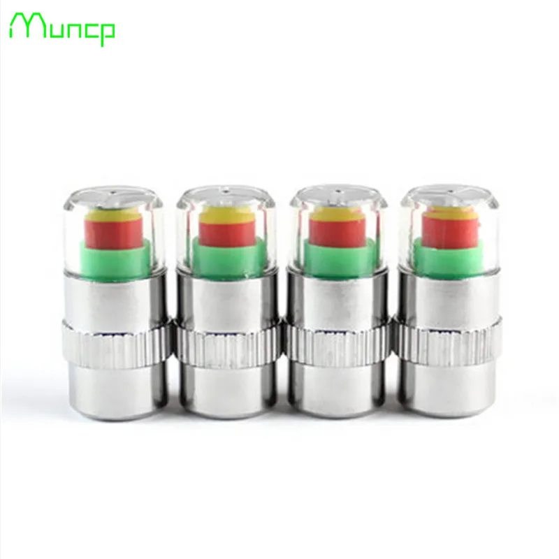 

Muncp 2.0bar 30PSI Car Auto Tire Pressure Monitor Valve Stem Caps Cover Sensor Indicator Alert For Chery Tiggo Fulwin A1 A3 QQ