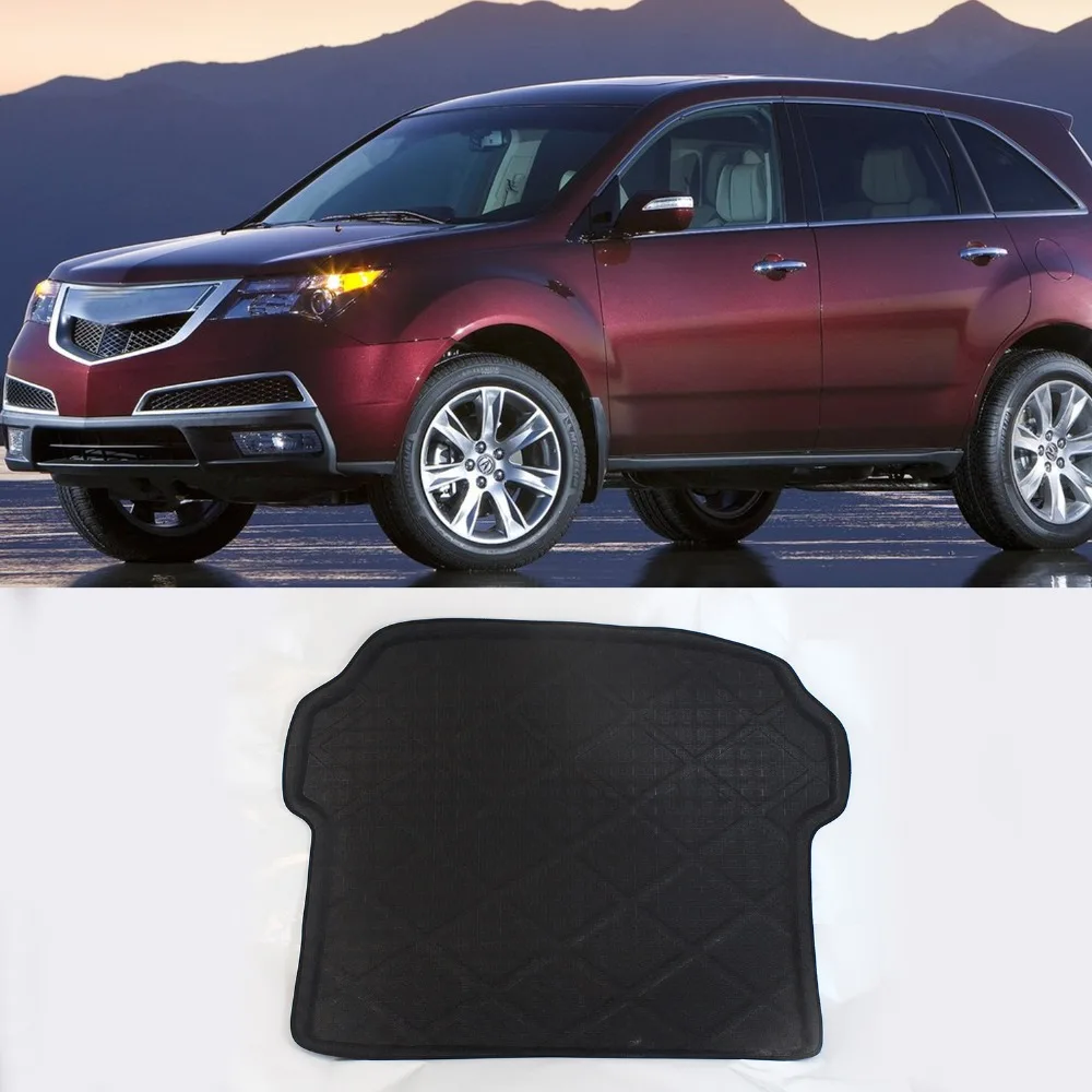 3D Black Waterproof All Weather For Acura MDX 2007 2015 Rear Car Truck