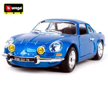 Bburago 1:24 ALPINE RENAULT A110 1600S синяя литая под давлением модель автомобиля игрушка Новинка в коробке 22093