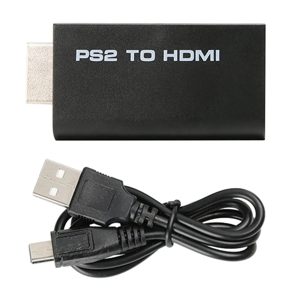 PS2 to HDMI Audio Video AV Adapter Converter with 3.5mm Audio Output