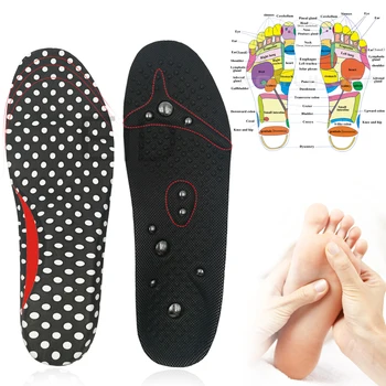 

EiD Eva Magnetic Massage Insoles Health Weight Loss Slimming Insole Men/ Women Shoe Therapy Magnet Comfort Foot Care Shoe Pads